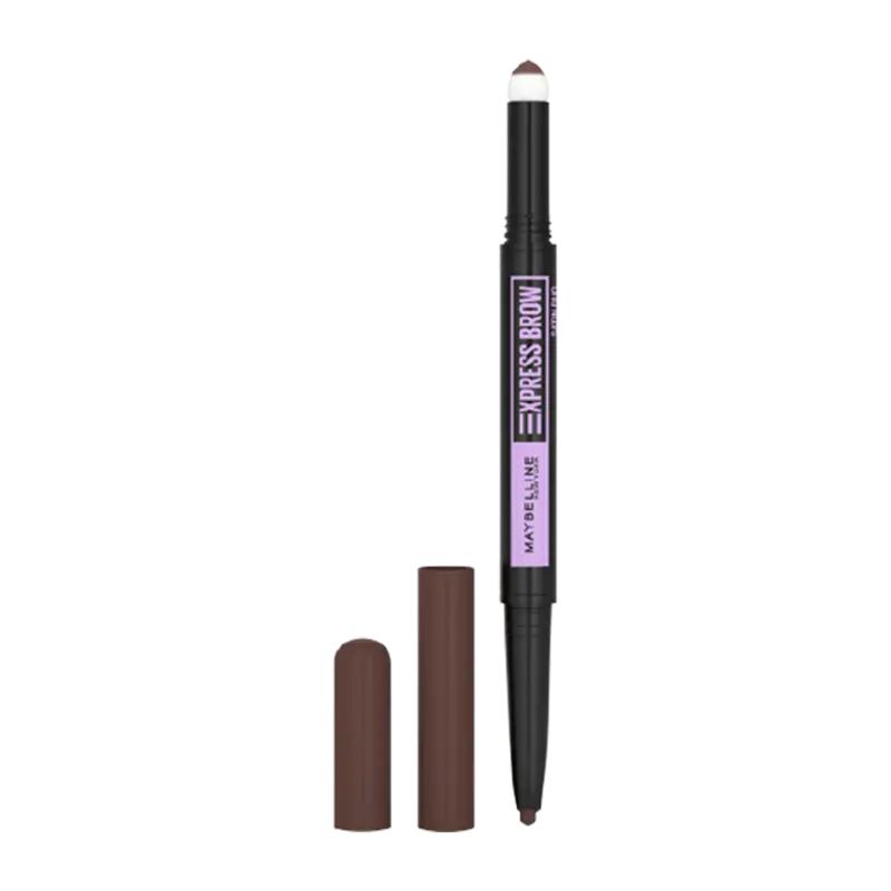 Maybelline Tužka na obočí Express Brow Satin Duo 04 Deep Brown, 1 ks