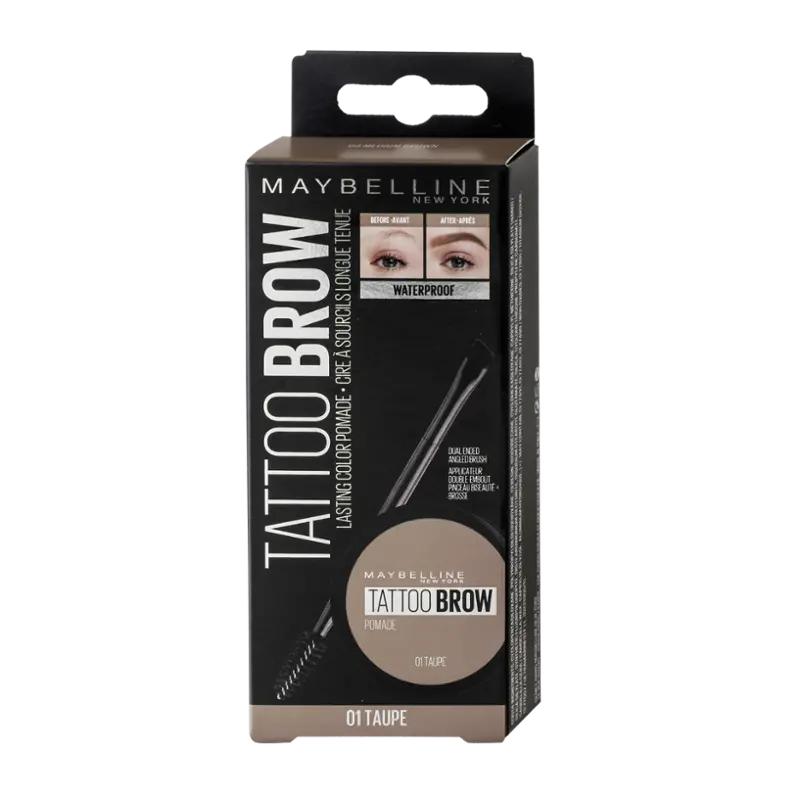 Maybelline Pomáda na obočí Tattoo Brow 01 Taupe, 1 ks