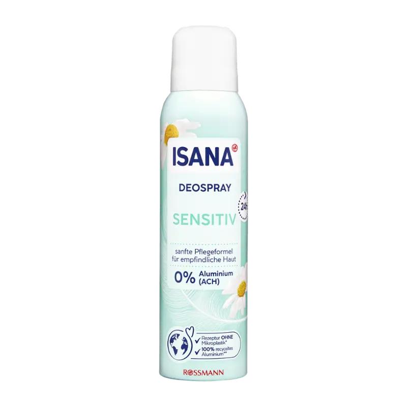 ISANA Deodorant sprej pro ženy Sensitive, 150 ml