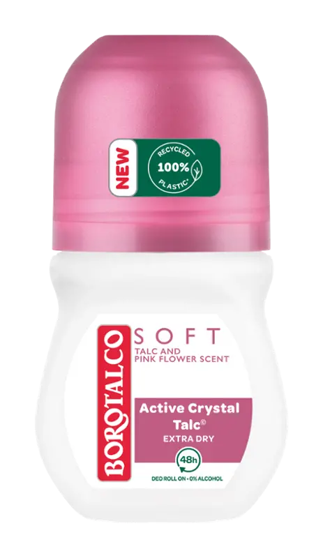 Borotalco Deodorant roll-on Soft, 50 ml