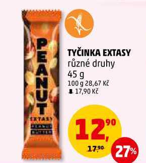 TYČINKA EXTASY různé druhy, 45 g