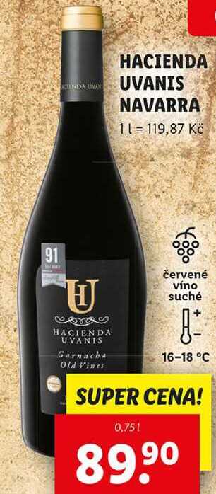 HACIENDA UVANIS NAVARRA, 0,75 l