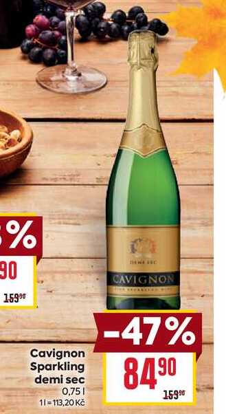 Cavignon Sparkling demi sec 0,75l