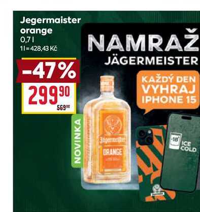 Jegermaister orange 0,7l