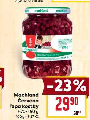 Machland Červená řepa kostky 670/450 g