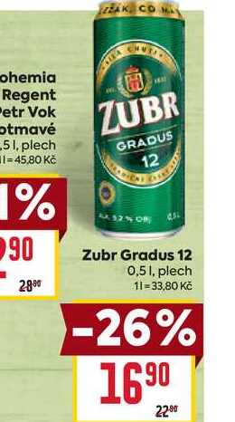 Zubr Gradus 12 0,51, plech