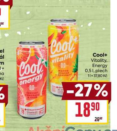 Cool+ Vitality Energy 0,51, plech 