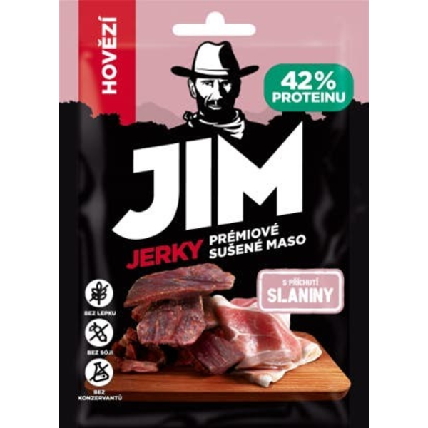 Jim Jerky Hovězí slanina