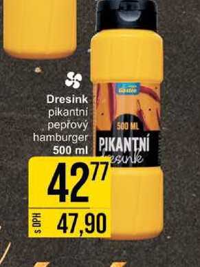 Dresink pikantní pepřový hamburger 500ml