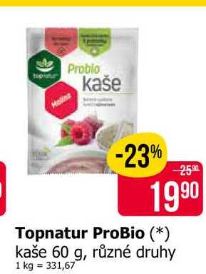 Topnatur ProBio kaše 60 g