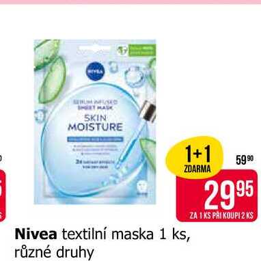 Nivea textilní maska 1 ks