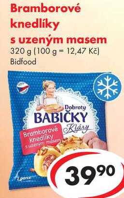 Bramborové knedlíky s uzeným masem, 320 g 