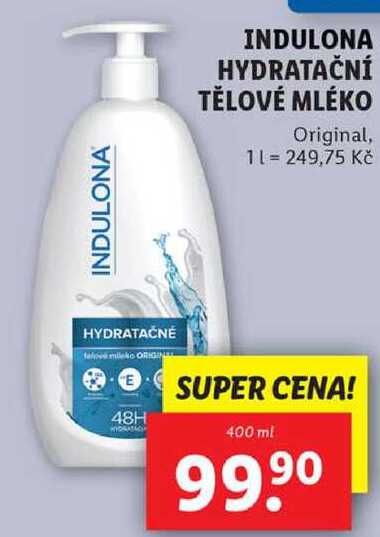 INDULONA HYDRATAČNÍ TĚLOVÉ MLÉKO, 400 ml