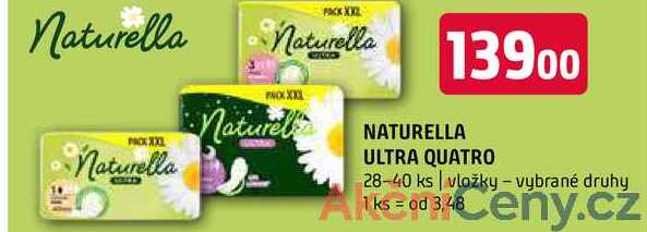 Naturella 28-40 ks vložky vybrané druhy