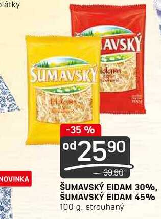 ŠUMAVSKÝ EIDAM 45% 100 g