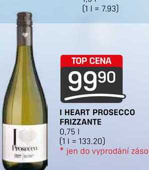 I HEART PROSECCO FRIZZANTE 0,75l