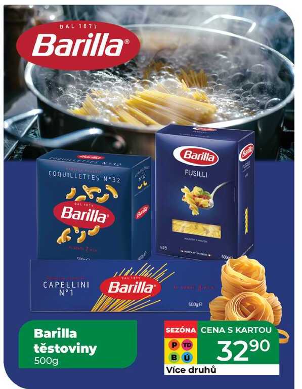 Barilla těstoviny 500g 