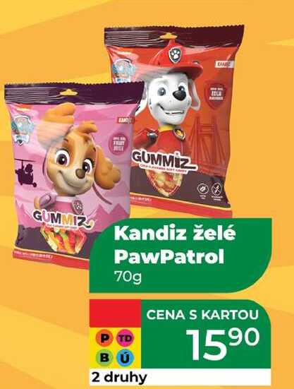 Kandiz želé PawPatrol 70g 