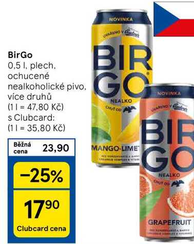 BirGo, 0,5 l, plech