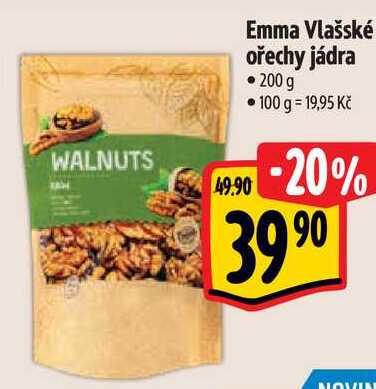 Emma Vlašské ořechy jádra, 200 g