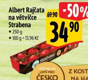 Albert Rajčata na větvičce Strabena, 250 g 