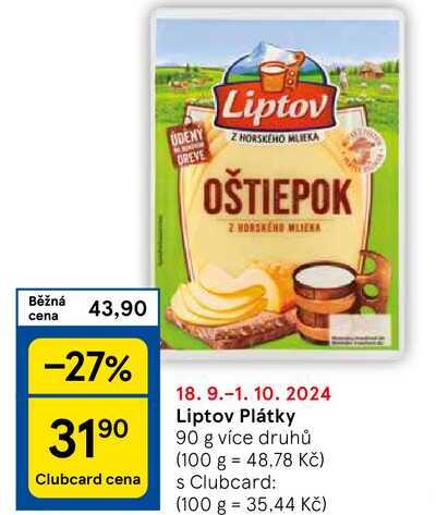 Liptov Plátky, 90 g 