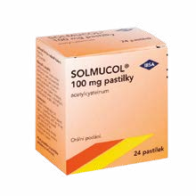 Solmucol® 100 mg 24 pastilek s pomerančovou příchutí