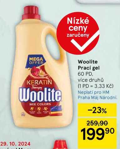 Woolite Prací gel, 60 PD, více druhů