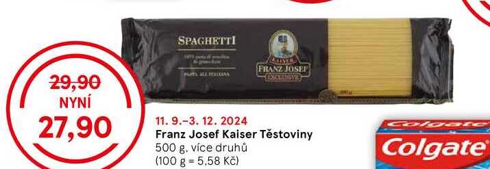 Franz Josef Kaiser Těstoviny, 500 g