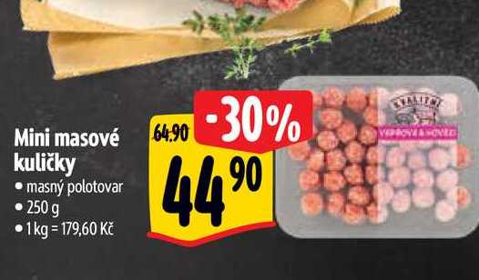 Mini masové kuličky  250 g