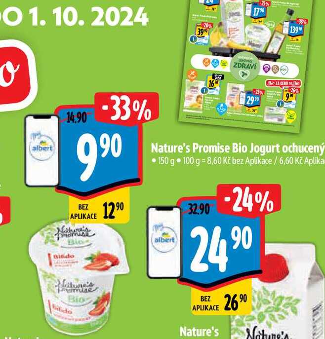   Nature's Promise Bio Jogurt ochucený • 150 g 