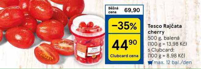 Tesco Rajčata cherry, 500 g