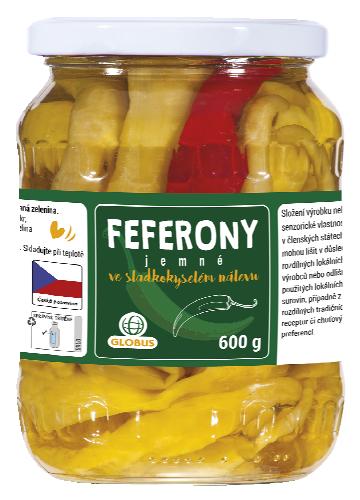 Globus Feferony jemné, 280 g