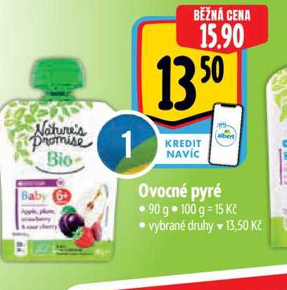  Ovocné pyré  90 g