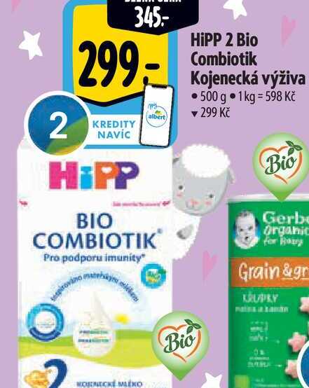  HiPP 2 Bio Combiotik Kojenecká výživa 500 g  