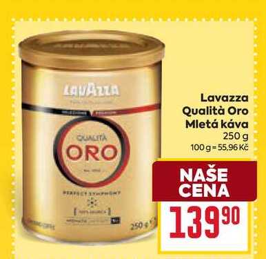 Lavazza Qualità Oro Mletá káva 250 g