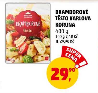 BRAMBOROVÉ TĚSTO KARLOVA KORUNA, 400 g 