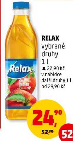 RELAX vybrané druhy, 1 l 