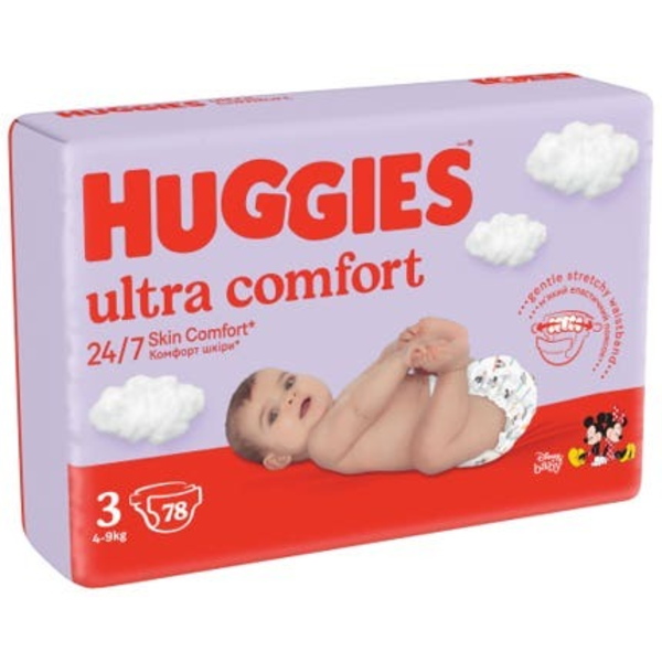 Huggies Ultra Comfort vel. 3 (4-9kg)