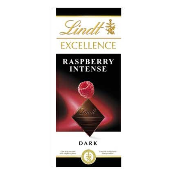 Lindt Excellence Hořká čokoláda s kousky malin