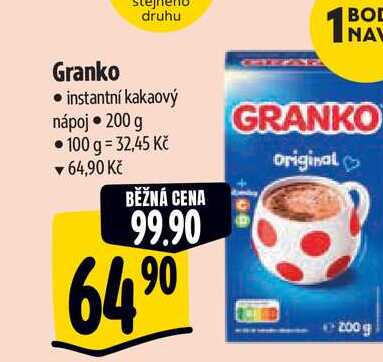   Granko • instantní kakaový nápoj  200 g