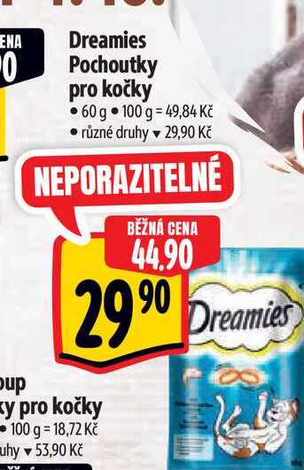   Dreamies Pochoutky pro kočky 60 g 