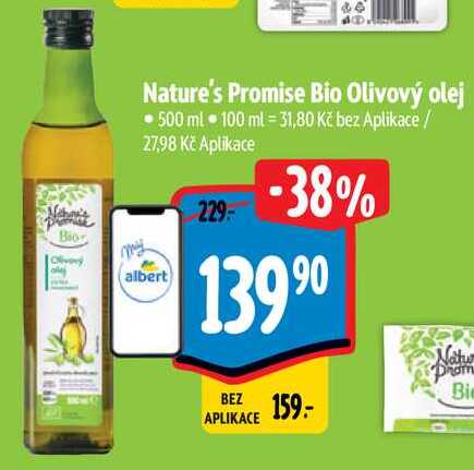 Nature's Promise Bio Olivový olej, 500 ml