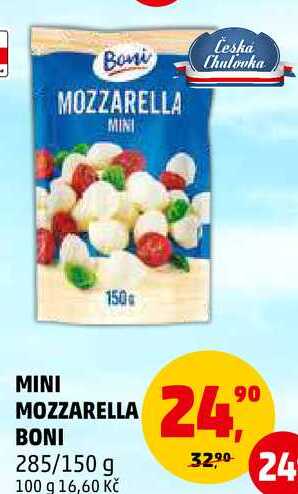 MINI MOZZARELLA BONI, 285/150 g