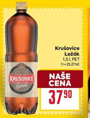 Krušovice Ležák 1,51, PET 