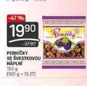 PERNÍČKY SE ŠVESTKOVOU NÁPLNÍ 150 g 