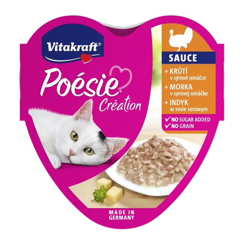 Vitakraft Kapsička Poésie Création krůtí v sýrové omáčce, 85 g