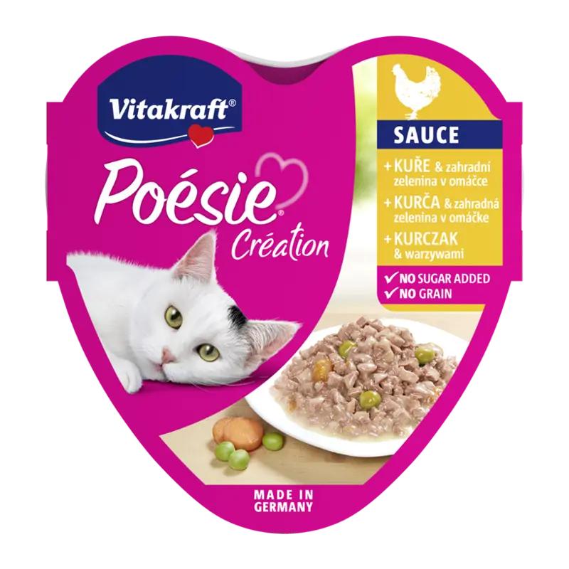 Vitakraft Vanička Poésie Création kuře & zahradní zelenina v omáčce, 85 g