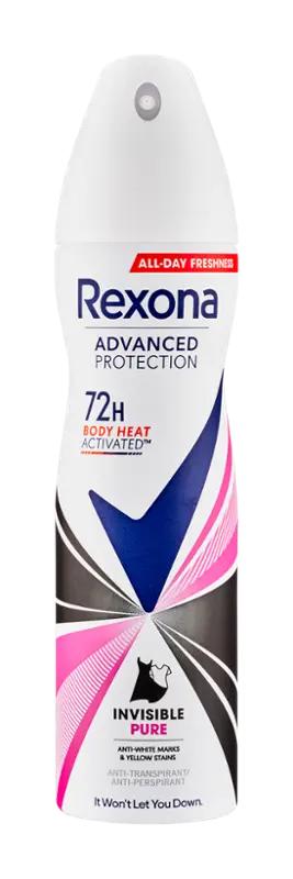 Rexona Antiperspirant sprej pro ženy Invisible Pure, 150 ml