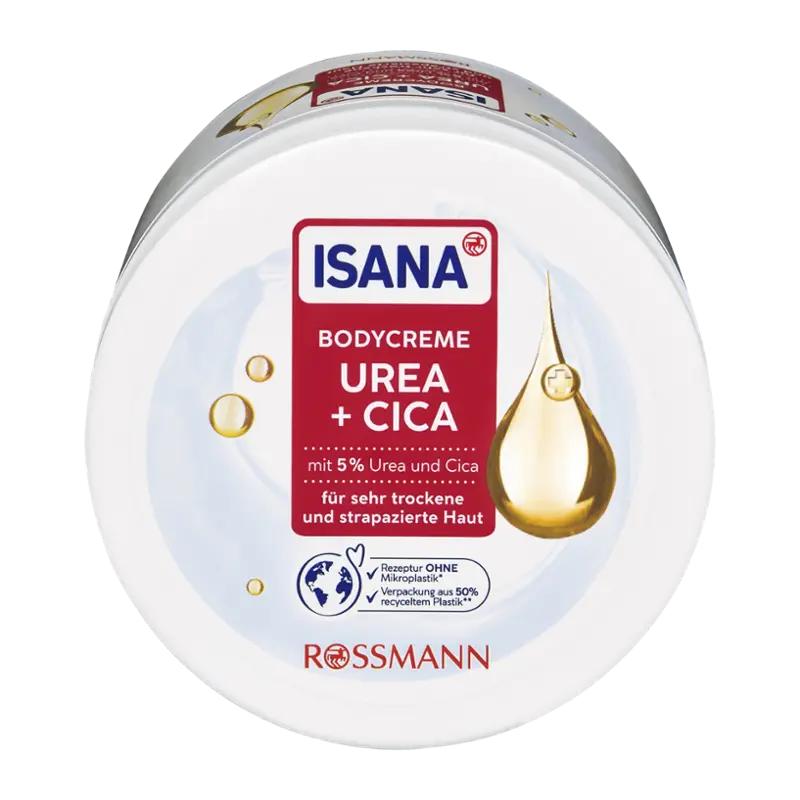 ISANA Tělový krém Urea + Cica, 400 ml